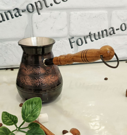 Турка медная 0,2 л 0815 ✅ картинка - Интернет-магазин ✅ Fortuna-opt.com.ua. ✅ Турка медная 0,2 л 0815 ✅ базовая цена 710.40 грн. ✔ Опт ✔ Скидки ✔ Заходите! - Интернет-магазин ✅ Фортуна-опт ✅