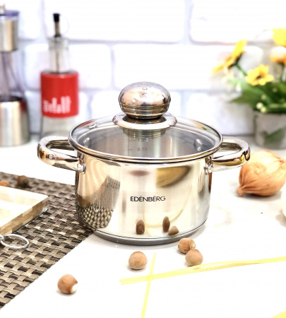 Кастрюля Edenberg EB - 3001 -  0,6 л ✅ базовая цена $10.29 ✔ Опт ✔ Скидки ✔ Заходите! - Интернет-магазин ✅ Фортуна-опт ✅