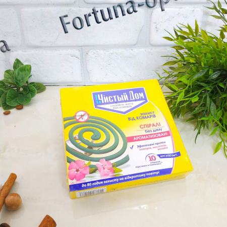 Спираль от комаров 7823 ✅ базовая цена 44.76 грн. ✔ Опт ✔ Скидки ✔ Заходите! - Интернет-магазин ✅ Фортуна-опт ✅