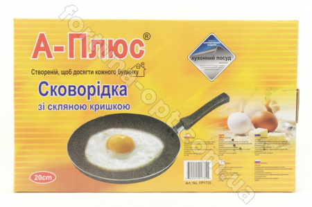 Сковорода A-Plus - 1737 - 24 см ✅ картинка - Интернет-магазин ✅ Fortuna-opt.com.ua. ✅ Сковорода A-Plus - 1737 - 24 см ✅ базовая цена $6.83 ✔ Опт ✔ Скидки ✔ Заходите! - Интернет-магазин ✅ Фортуна-опт ✅