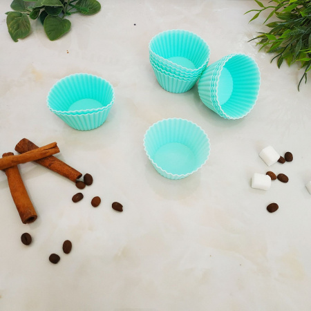 Формочки силиконовые для кексов A-Plus - 1943 - 12 шт ✅ базовая цена $1.99 ✔ Опт ✔ Скидки ✔ Заходите! - Интернет-магазин ✅ Фортуна-опт ✅