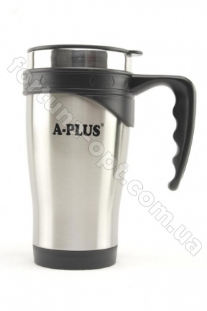 Кружка-термос A-Plus - 1623 - 450 мл ➜ фото ➜ розн цена $3.49 - Интернет-магазин ✅ Fortuna-opt.com.ua. ✅