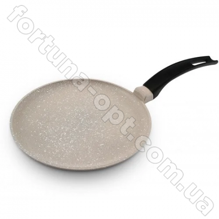 Сковорода блинная Талко Веста 24 см с антипригарным покрытием светло-серый гранит (AA 5124) ✅ базовая цена 245.99 грн. ✔ Опт ✔ Скидки ✔ Заходите! - Интернет-магазин ✅ Фортуна-опт ✅