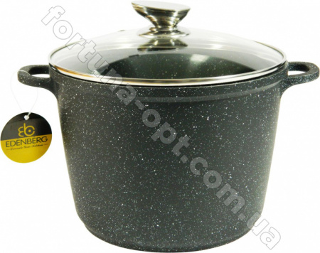Глубокая высокая кастрюля - казан Edenberg EB - 1171 - 6,8 л ✅ картинка - Интернет-магазин ✅ Fortuna-opt.com.ua. ✅ Глубокая высокая кастрюля - казан Edenberg EB - 1171 - 6,8 л ✅ базовая цена $25.53 ✔ Опт ✔ Скидки ✔ Заходите! - Интернет-магазин ✅ Фортуна-опт ✅