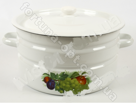 Бак эмалированный 20 л 2827/2 Дары лета ✅ картинка - Интернет-магазин ✅ Fortuna-opt.com.ua. ✅ Бак эмалированный 20 л 2827/2 Дары лета ✅ базовая цена 562.60 грн. ✔ Опт ✔ Скидки ✔ Заходите! - Интернет-магазин ✅ Фортуна-опт ✅