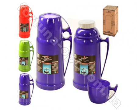 Термос стекло Stenson - 266 - 1 л ➜ фото ➜ розн цена $4.46 - Интернет-магазин ✅ Fortuna-opt.com.ua. ✅ 