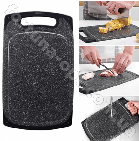 Доска пластиковая черная 33x20x0.9 см Frico FRU - 810 ✅ базовая цена $3.95 ✔ Опт ✔ Скидки ✔ Заходите! - Интернет-магазин ✅ Фортуна-опт ✅
