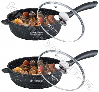 Сковорода глубокая Edenberg EB - 3322 - 3.3л/28см  ✅ картинка - Интернет-магазин Fortuna-opt.com.ua.  Сковорода глубокая Edenberg EB - 3322 - 3.3л/28см  ✅ базовая цена $21.70 ✔ Опт ✔ Акции ✔ Заходите! - Интернет-магазин Fortuna-opt.com.ua.