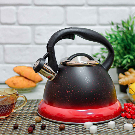 Чайник нержавеющий с мраморным покрытием 3,0 л A-Plus - 1310 ✅ базовая цена $11.83 ✔ Опт ✔ Скидки ✔ Заходите! - Интернет-магазин ✅ Фортуна-опт ✅