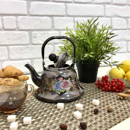 Чайник эмалированный 1,1л Benson BN - 0122 ✅ базовая цена $8.38 ✔ Опт ✔ Скидки ✔ Заходите! - Интернет-магазин ✅ Фортуна-опт ✅