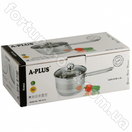 Ковш кухонный A-Plus 1,4 л 2172 ✅ базовая цена $8.92 ✔ Опт ✔ Скидки ✔ Заходите! - Интернет-магазин ✅ Фортуна-опт ✅