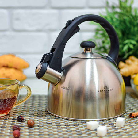 Чайник с фиксированной ручкой 1,5 л Edenberg EB - 1972 матовый корпус ✅ базовая цена $8.88 ✔ Опт ✔ Скидки ✔ Заходите! - Интернет-магазин ✅ Фортуна-опт ✅