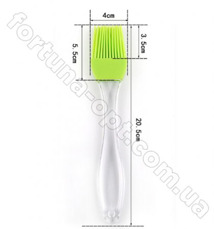 Кисточка кондитерская силиконовая 20 см A-Plus - 2001 ✅ базовая цена $0.37 ✔ Опт ✔ Скидки ✔ Заходите! - Интернет-магазин ✅ Фортуна-опт ✅