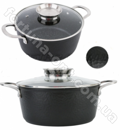 Кастрюля - казан чеканный Edenberg EB - 3964 - 2,6 л - 20 см ✅ картинка - Интернет-магазин ✅ Fortuna-opt.com.ua. ✅ Кастрюля - казан чеканный Edenberg EB - 3964 - 2,6 л - 20 см ✅ базовая цена $19.22 ✔ Опт ✔ Скидки ✔ Заходите! - Интернет-магазин ✅ Фортуна-опт ✅