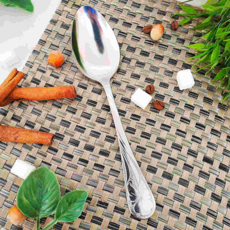 Ложка столовая Ирис из нержавеющей стали - 05664 ✅ базовая цена 21.76 грн. ✔ Опт ✔ Скидки ✔ Заходите! - Интернет-магазин ✅ Фортуна-опт ✅