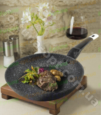 Сковорода гранитная с крышкой A-Plus - 1479 - 20 см ✅ базовая цена $8.69 ✔ Опт ✔ Скидки ✔ Заходите! - Интернет-магазин ✅ Фортуна-опт ✅