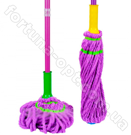 Швабра палубная с металлической ручкой и трещоткой - 6117 ✅ базовая цена $5.02 ✔ Опт ✔ Скидки ✔ Заходите! - Интернет-магазин ✅ Фортуна-опт ✅