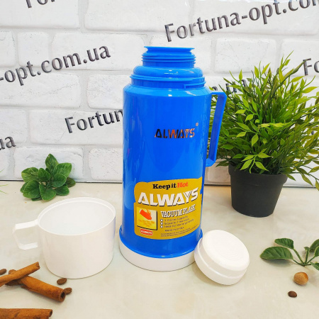 Термос со стеклянной колбой 1 л -A-Plus - 1631 ➜ картинка -Интернет-магазин ✅ Fortuna-opt.com.ua. ✅ Термос со стеклянной колбой 1 л -A-Plus - 1631  ➜ фото ➜ розн цена $4.26 - Интернет-магазин ✅ Fortuna-opt.com.ua. ✅