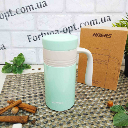 Термокружка 380 мл "Haers" Stenson 3941 ➜ фото ➜ розн цена $6.24 - Интернет-магазин ✅ Fortuna-opt.com.ua. ✅