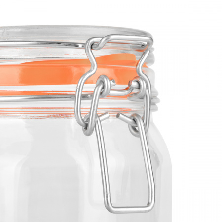 Стеклянная банка с зажимом Ecomo Бугель 125 мл 22501 ✅ базовая цена 56.83 грн. ✔ Опт ✔ Скидки ✔ Заходите! - Интернет-магазин ✅ Фортуна-опт ✅