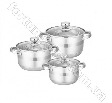 Набор посуды сталь Edenberg EB - 3710 ✅ картинка - Интернет-магазин ✅ Fortuna-opt.com.ua. ✅ Набор посуды сталь Edenberg EB - 3710➜ Опт и розница ✅ актуальная цена -Интернет магазин ✅ Фортуна ✅