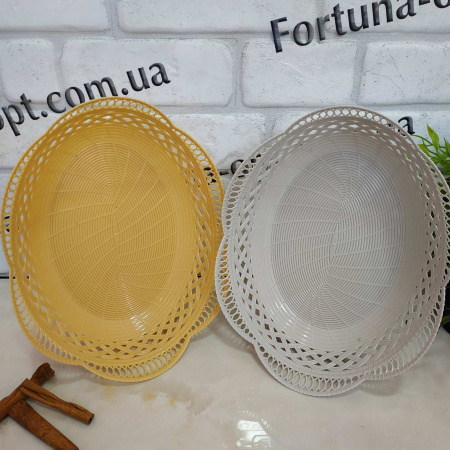 Сухарница овал 27*20*9 см 010 (Ст) ✅ картинка - Интернет-магазин ✅ Fortuna-opt.com.ua. ✅ Сухарница овал 27*20*9 см 010 (Ст) ✅ базовая цена 187.91 грн. ✔ Опт ✔ Скидки ✔ Заходите! - Интернет-магазин ✅ Фортуна-опт ✅