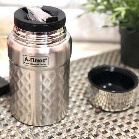 Термос с широким горлом 600 мл 1767 А-Плюс ➜ картинка -Интернет-магазин ✅ Fortuna-opt.com.ua. ✅ Термос с широким горлом 600 мл 1767 А-Плюс ➜ фото ➜ розн цена $6.77 - Интернет-магазин ✅ Fortuna-opt.com.ua. ✅