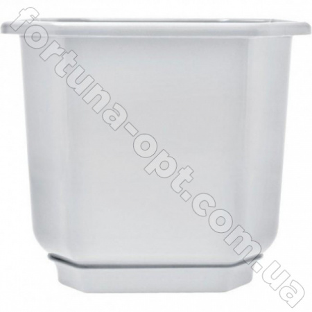 Горшок цветочный Дама 16*16*14 см - 0332 ✅ базовая цена 19.43 грн. ✔ Опт ✔ Скидки ✔ Заходите! - Интернет-магазин ✅ Фортуна-опт ✅