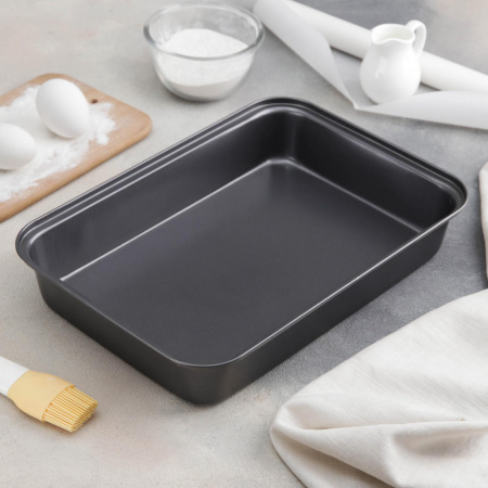 Противень для выпечки Stenson MH - 0189 - 37х25х6 см ✅ базовая цена $1.41 ✔ Опт ✔ Скидки ✔ Заходите! - Интернет-магазин ✅ Фортуна-опт ✅