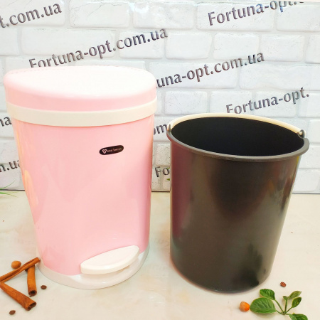 Ведро мусорное пластик с педалью и крышкой микролифт 8.5 л  Stenson - 236809 (85419) ✅базовая цена $11.17 ✔ Опт ✔ Скидки ✔ Заходите! - Интернет-магазин ✅ Фортуна-опт ✅