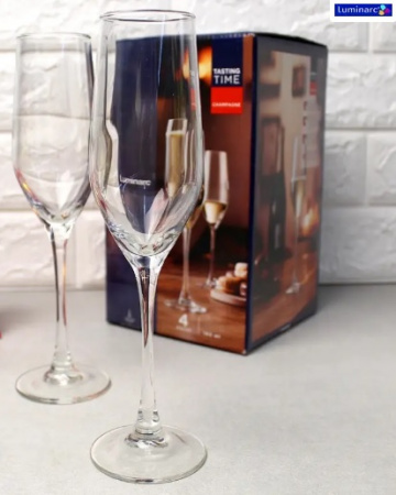 Набор стеклянных бокалов для шампанского Luminarc "Шампань" 160 мл 4шт - 6818 ✅ базовая цена 233.64 грн. ✔ Опт ✔ Скидки ✔ Заходите! - Интернет-магазин ✅ Фортуна-опт ✅