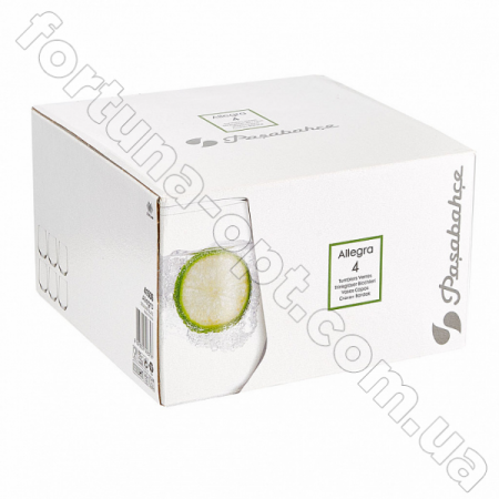 Стаканы Pasabahce Аллегра 425 мл 41536 4шт ✅ базовая цена 139.03 грн. ✔ Опт ✔ Скидки ✔ Заходите! - Интернет-магазин ✅ Фортуна-опт ✅