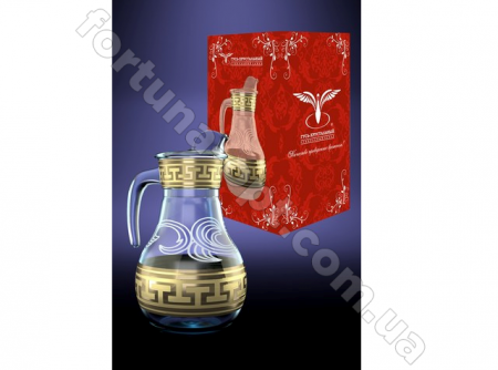 Кувшин для воды 1 л Греческий узор GE 01-3944  ✅ базовая цена 157.70 грн. ✔ Опт ✔ Скидки ✔ Заходите! - Интернет-магазин ✅ Фортуна-опт ✅