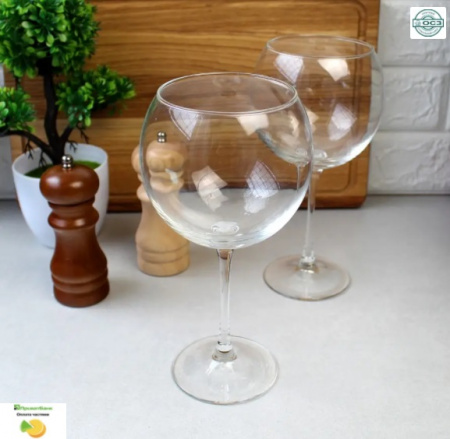 Набор стеклянных бокалов для вина "Эдем" 650 мл 2шт - 18с2054 ✅ картинка - Интернет-магазин ✅ Fortuna-opt.com.ua. ✅ Набор стеклянных бокалов для вина "Эдем" 650 мл 2шт - 18с2054 ✅ базовая цена 153.16 грн. ✔ Опт ✔ Скидки ✔ Заходите! - Интернет-магазин ✅ Фортуна-опт ✅