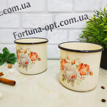 Кружка эмалированная 1,0 л 0107/2 Микс ✅ базовая цена 190.03 грн. ✔ Опт ✔ Скидки ✔ Заходите! - Интернет-магазин ✅ Фортуна-опт ✅