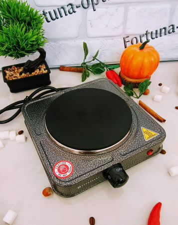 Плита электрическая 1-диск 1000 Вт Edenberg 62181 ✅ картинка - Интернет-магазин ✅ Fortuna-opt.com.ua. ✅ Плита электрическая 1-диск 1000 Вт Edenberg 62181 ✅ базовая цена $8.70 ✔ Опт ✔ Скидки ✔ Заходите! - Интернет-магазин ✅ Фортуна-опт ✅