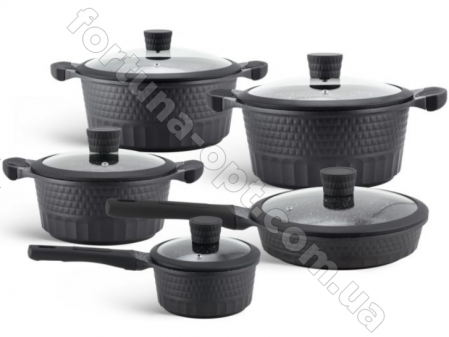 Набор посуды Edenberg EB - 9186 - 10пр, мраморное покрытие ✅ базовая цена $120.77 ✔ Опт ✔ Скидки ✔ Заходите! - Интернет-магазин ✅ Фортуна-опт ✅