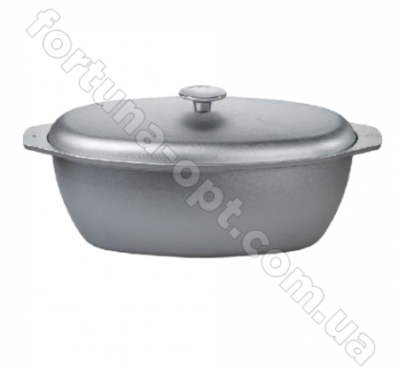 Гусятница алюминиевая с дужкой Талко D 2004 - 4 л ✅ картинка - Интернет-магазин ✅ Fortuna-opt.com.ua. ✅ Гусятница алюминиевая с дужкой Талко D 2004 - 4 л ✅ базовая цена 242.73 грн. ✔ Опт ✔ Скидки ✔ Заходите! - Интернет-магазин ✅ Фортуна-опт ✅