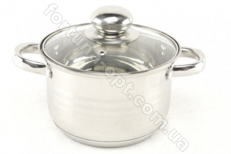 Кастрюля из нержавеющей стали A-Plus - 2165 - 2.1 л ✅ базовая цена $8.09 ✔ Опт ✔ Скидки ✔ Заходите! - Интернет-магазин ✅ Фортуна-опт ✅