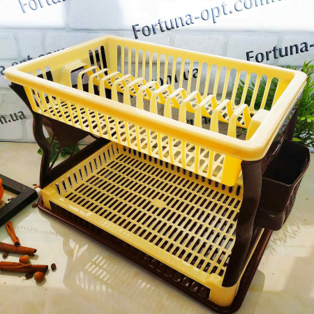 Сушилка для посуды двухярусная R-Plastik 1014 ✅ базовая цена248.13 грн. ✔ Опт ✔ Скидки ✔ Заходите! - Интернет-магазин ✅ Фортуна-опт ✅