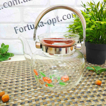 Заварочный чайник 1.2 л A-Plus - 1045 ✅ базовая цена $5.27 ✔ Опт ✔ Скидки ✔ Заходите! - Интернет-магазин ✅ Фортуна-опт ✅