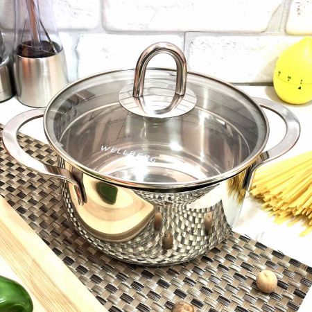 Кастрюля Wellberg WB 1079 - 1,9 л ✅ картинка - Интернет-магазин ✅ Fortuna-opt.com.ua. ✅ Кастрюля Wellberg WB 1079 - 1,9 л ✅ базовая цена $18.86 ✔ Опт ✔ Скидки ✔ Заходите! - Интернет-магазин ✅ Фортуна-опт ✅