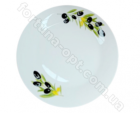 Тарелка керамическая №7,5 Оливки 0502601 ✅ базовая цена 23.30 грн. ✔ Опт ✔ Скидки ✔ Заходите! - Интернет-магазин ✅ Фортуна-опт ✅