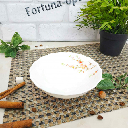 Салатник "6" стеклокерамический Японская вишня SNT - 30059 (61122) ✅ базовая цена 33.37 грн. ✔ Опт ✔ Скидки ✔ Заходите! - Интернет-магазин ✅ Фортуна-опт ✅