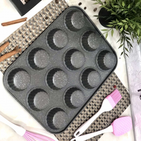 Форма для кексов мраморная A-Plus - 1145 ✅ базовая цена $3.85 ✔ Опт ✔ Скидки ✔ Заходите! - Интернет-магазин ✅ Фортуна-опт ✅