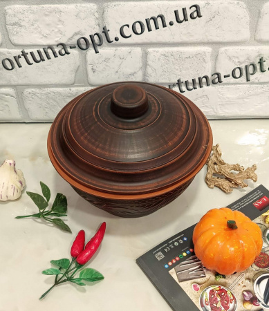   Супник кр глина 2,5 л  7784 ✅ базовая цена 139.24 грн. ✔ Опт ✔ Скидки ✔ Заходите! - Интернет-магазин ✅ Фортуна-опт ✅