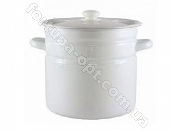 Кастрюля эмалированная 12 л 1624/1 ➜ Оптом и в розницу ✅ актуальная цена -Интернет магазин ✅ Фортуна ✅