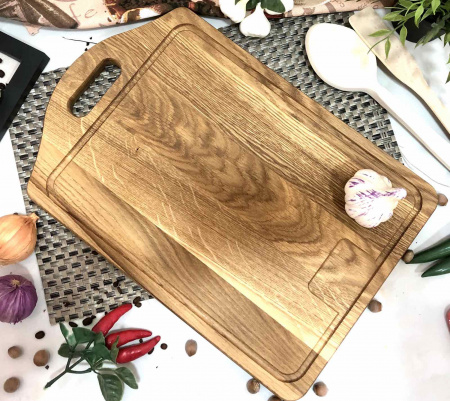 Доска разделочная Ясень 30*45см домик с вырезом  3045дсв ✅ базовая цена 289.13 грн. ✔ Опт ✔ Скидки ✔ Заходите! - Интернет-магазин ✅ Фортуна-опт ✅