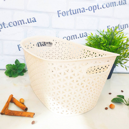 Корзина плетенка с ручками 36,5*25,5*19 см - Stenson - 84529 ✅ базовая цена $3.77 ✔ Опт ✔ Скидки ✔ Заходите! - Интернет-магазин ✅ Фортуна-опт ✅