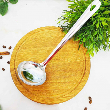 Половник кухонный из нержавеющей стали A-Plus - 0223 ✅ картинка - Интернет-магазин ✅ Fortuna-opt.com.ua. ✅ Половник кухонный из нержавеющей стали A-Plus - 0223 ✅ базовая цена $0.94 ✔ Опт ✔ Скидки ✔ Заходите! - Интернет-магазин ✅ Фортуна-опт ✅